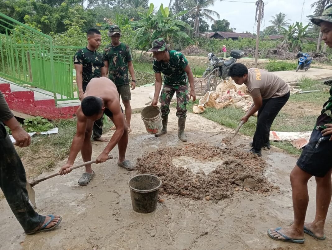 Kegiatan Satgas TMMD ke-129: Pembangunan Tandon Air untuk Masyarakat