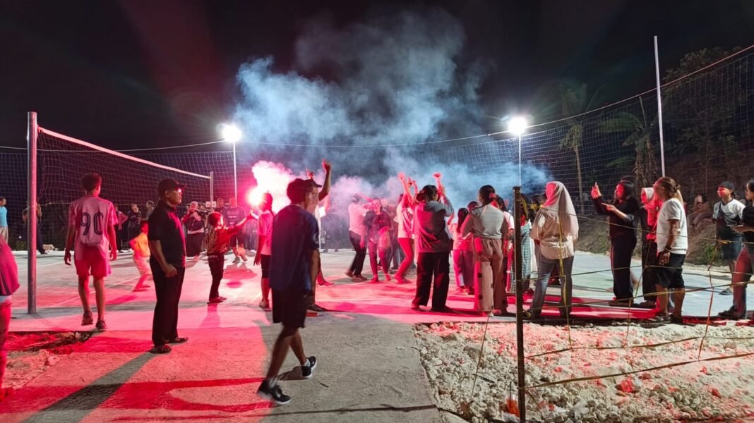 Kesuksesan Turnamen Bola Voli di Desa Tlemang: Satgas TMMD 129 Bawa Kegembiraan