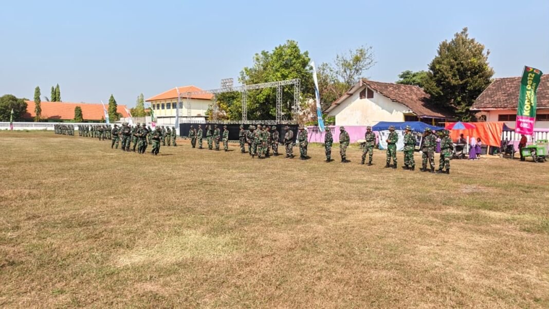 Kodim 0812/Lamongan Persiapkan Upacara Penutupan TMMD 129 dengan Gladi Kader