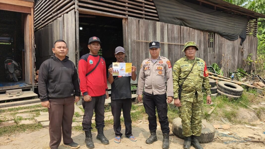 Patroli Gabungan untuk Cegah Kebakaran Hutan di Manuhing