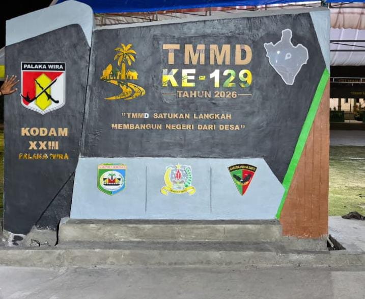 Gapura TMMD ke-129: Simbol Kebersamaan di Umbele