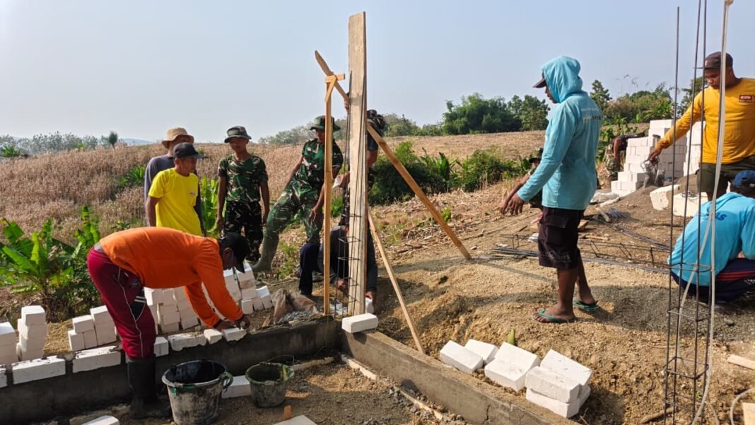 TMMD ke-129: Wujud Nyata Tandon Air Bersih di Dusun Bakon