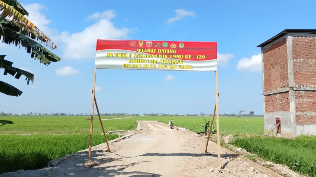 Kesuksesan TMMD Ke-129 Kodim 1404/Pinrang: Wujud Kepedulian TNI
