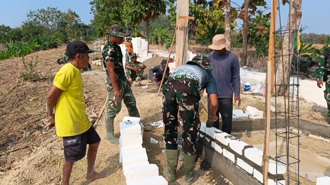 Pembangunan Tandon Air Bersih di Dusun Bakon: TNI dan Masyarakat Bersinergi