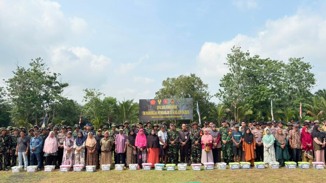 Akhir TMMD Ke-129, TNI Berkontribusi pada Pembangunan Masyarakat