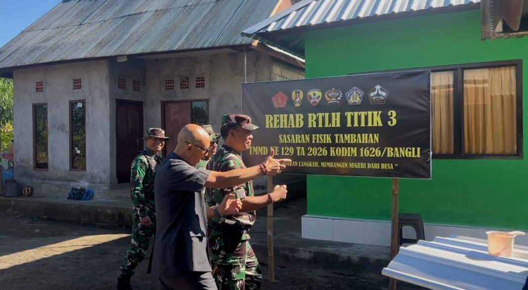 Kesiapan Modul TMMD Ke-129 di Bangli Digasungkan Danrem