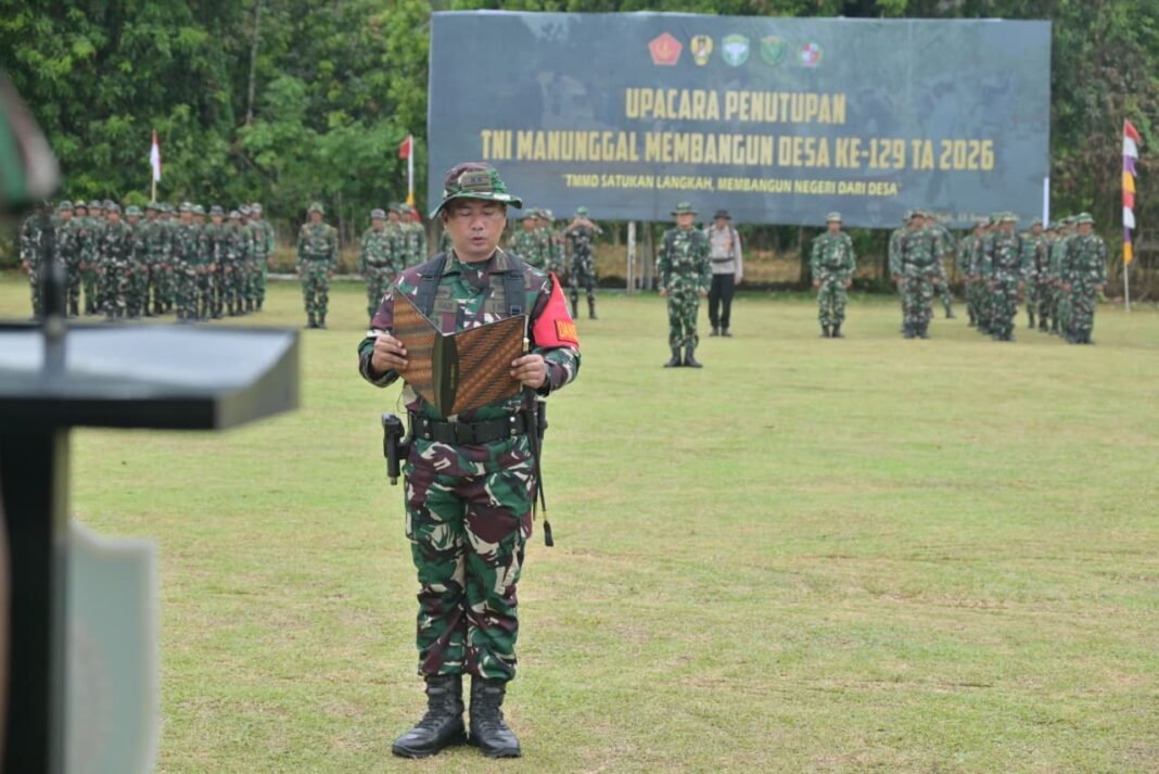 Momen Berharga Penutupan TMMD ke-129 di Pidie