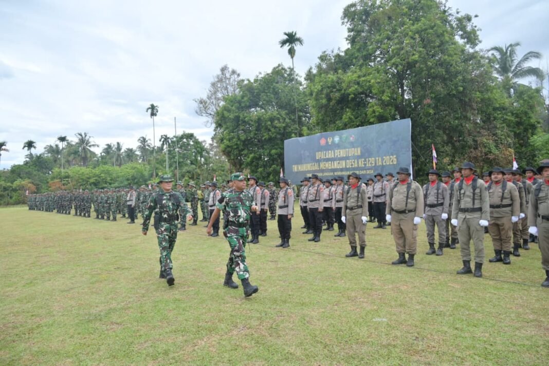 TMMD ke-129 Kodim 0102/Pidie Resmi Ditutup, Optimalkan Pembangunan Desa