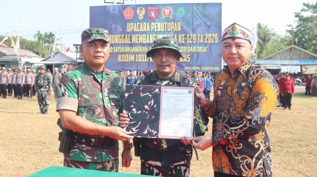 TMMD Reguler Ke-129 Selesai, TNI dan Masyarakat Berkolaborasi untuk Desa