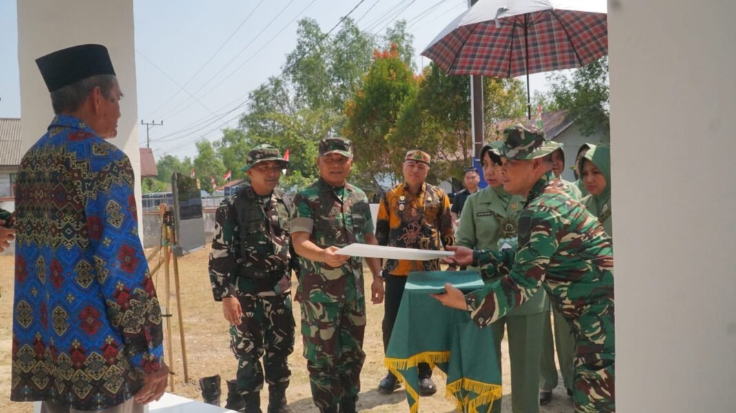 TMMD ke-129 Sukses, Mushola Desa Bandar Raya Kini Lebih Layak