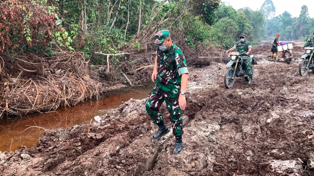 Tinjauan Irdam XII/Tanjungpura Pada Akhir TMMD Regtas Ke-129