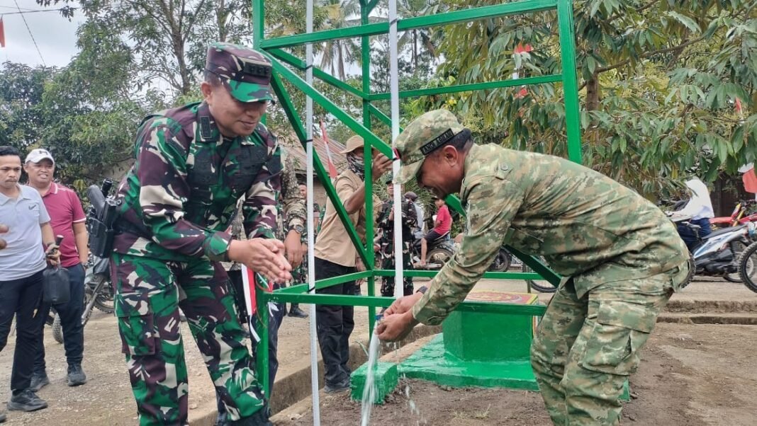 Evaluasi Pembangunan TMMD Ke-129 oleh Danrem dan Dandim