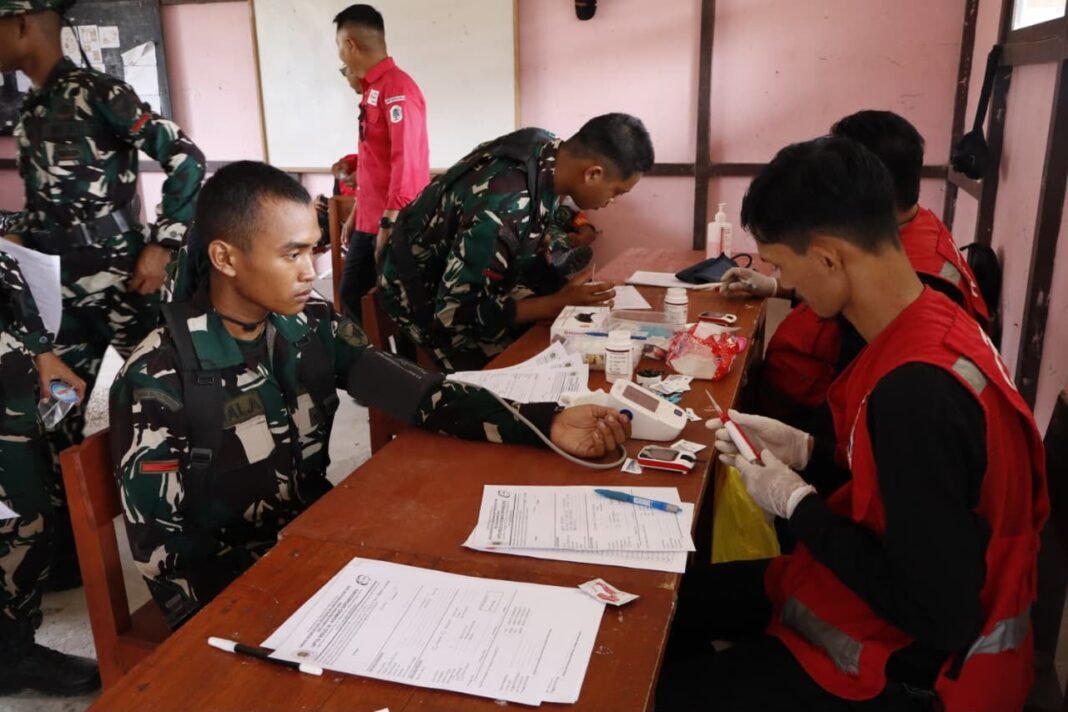 Penutupan TMMD Ke-129: Kesempatan Cek Kesehatan dan Donor Darah
