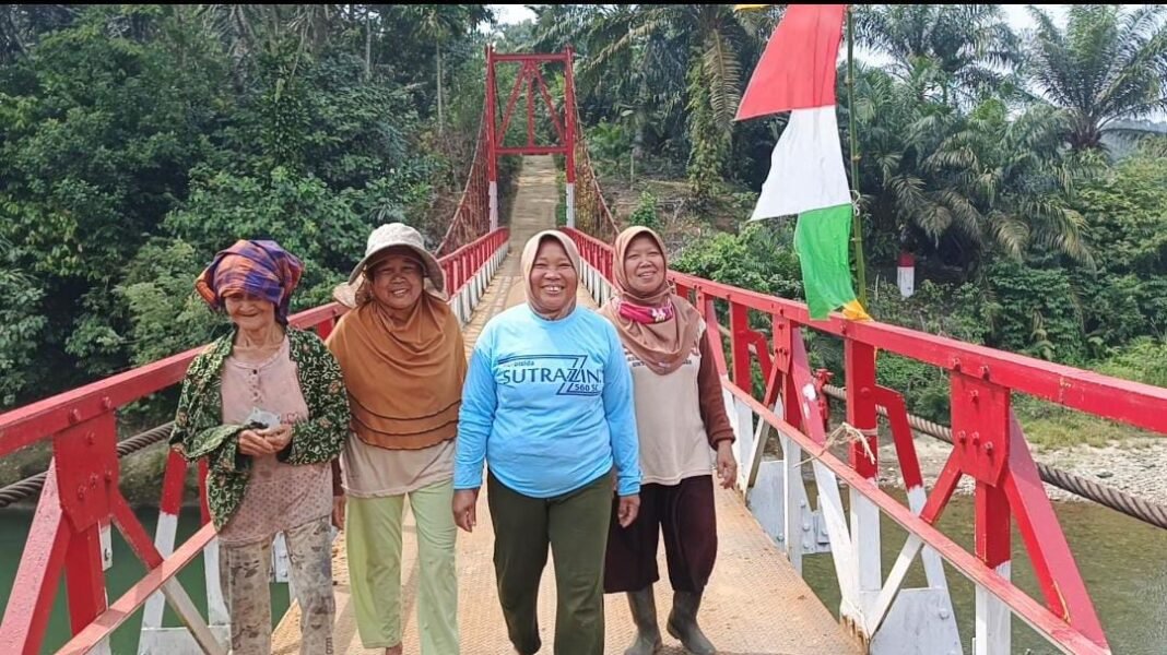 Jembatan Gantung Perintis Garuda Koramil 408-01/Pino di Desa Merambung Siap Dukung Mobilitas dan Perekonomian Warga