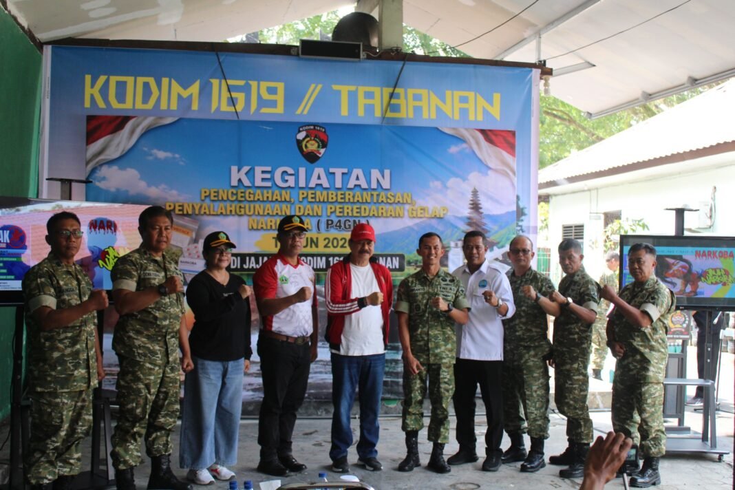 P4GN Kodim Tabanan: Upaya Serius Berantas Narkoba