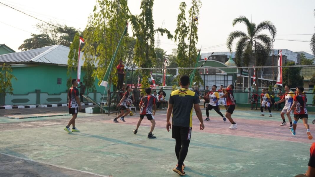 Lomba Voli Meriahkan Peringatan HUT RI ke-81 oleh Kodim 1015/Sampit