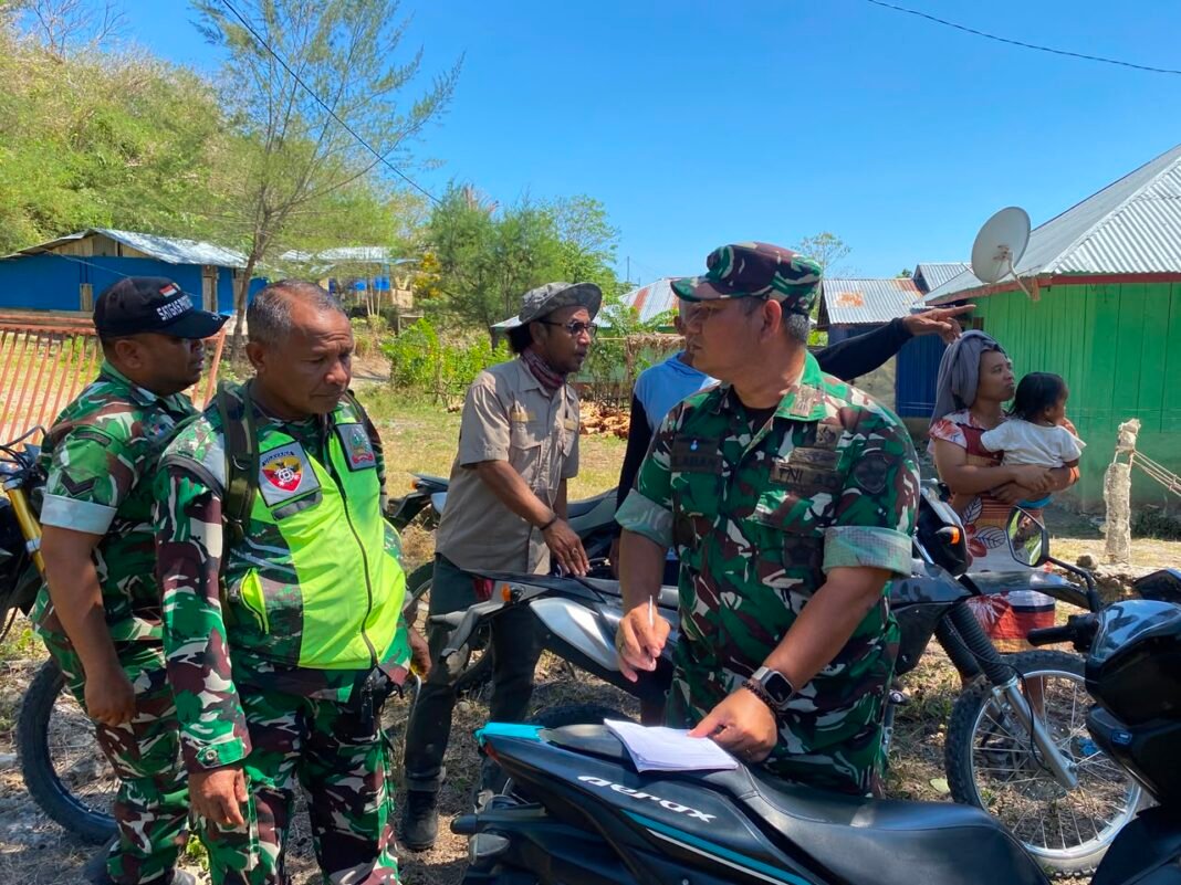 Dandim 1612/Manggarai Laksanakan Survey Lokasi Posko TNI AD