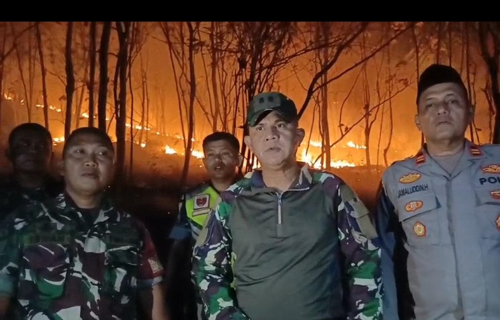 Inisiatif Dandim 1420 Sidrap dalam Penanganan Kebakaran di Sidrap