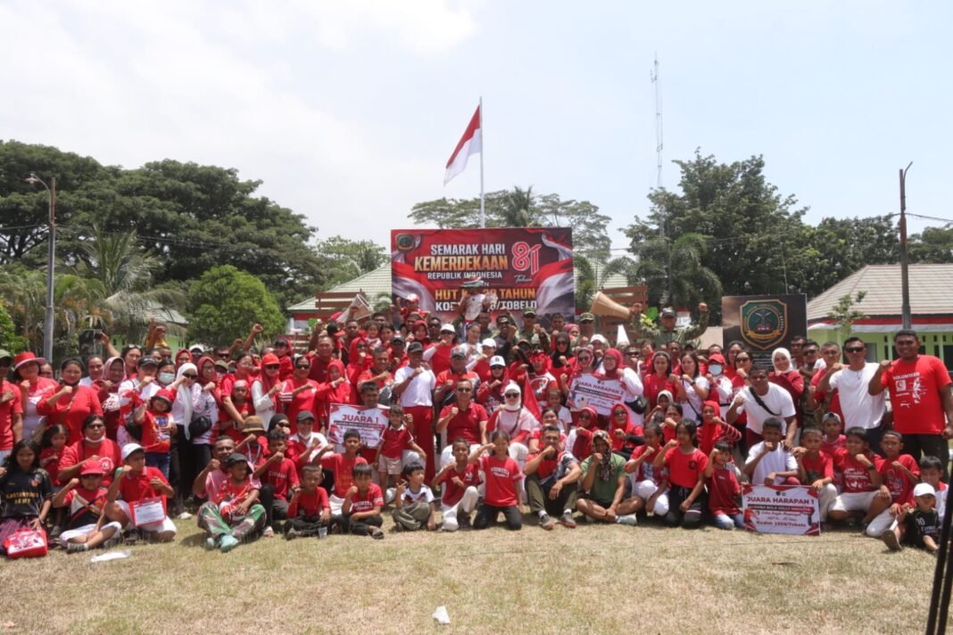 Kemeriahan HUT Kemerdekaan dan Perayaan HUT Kodim 1508/Tobelo