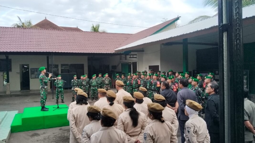 Dandim Tabanan Berikan Pembekalan Pasca Upacara Bendera