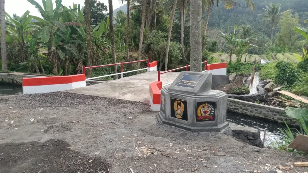 Jembatan Garuda Desa Tegak Kini Siap Digunakan untuk Mobilitas Hasil Pertanian