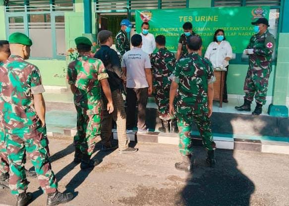 Sinergi Kodim Klungkung dan BNNK dalam Sosialisasi Bahaya Narkotika bagi Prajurit