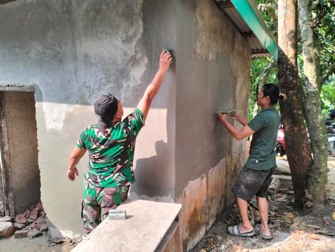 Kemajuan Proyek MCK-5 Jalan Nangka 1 Diterima Baik oleh Masyarakat TMMD Ke-129