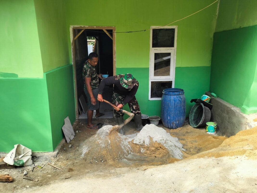 Bukti Nyata Kepedulian TNI Melalui Renovasi Rumah Pak Siswanto