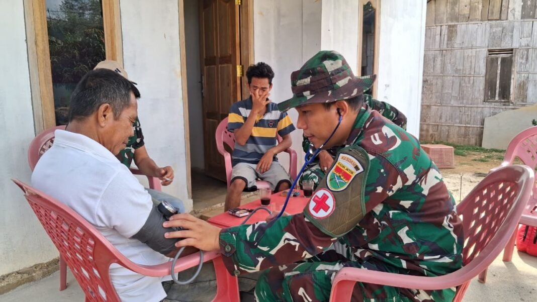 Keterlibatan Tim Kesehatan TMMD Dalam Peningkatan Kesehatan Masyarakat