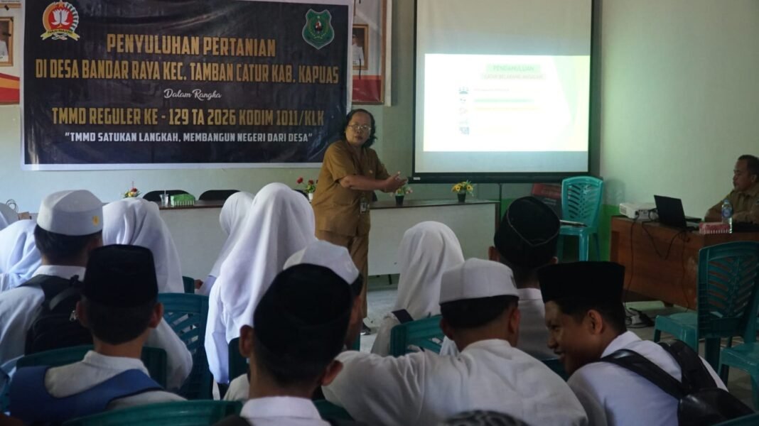 TMMD 129: Penyuluhan Pertanian Dukungan Terhadap Ketahanan Pangan