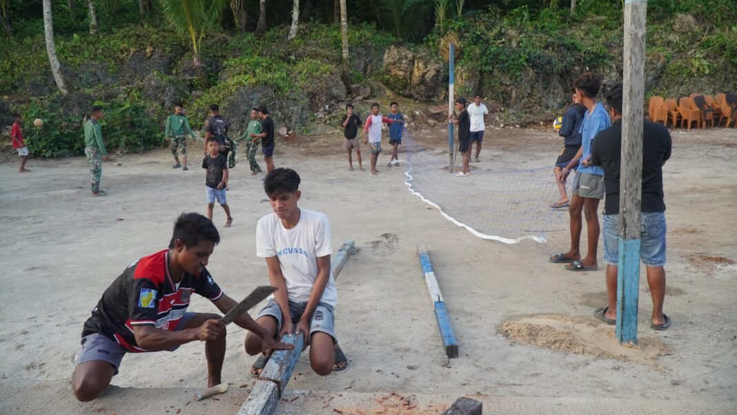 Keceriaan Warga Polewali Usai Mendapatkan Bantuan Olahraga dari TMMD Ke-129