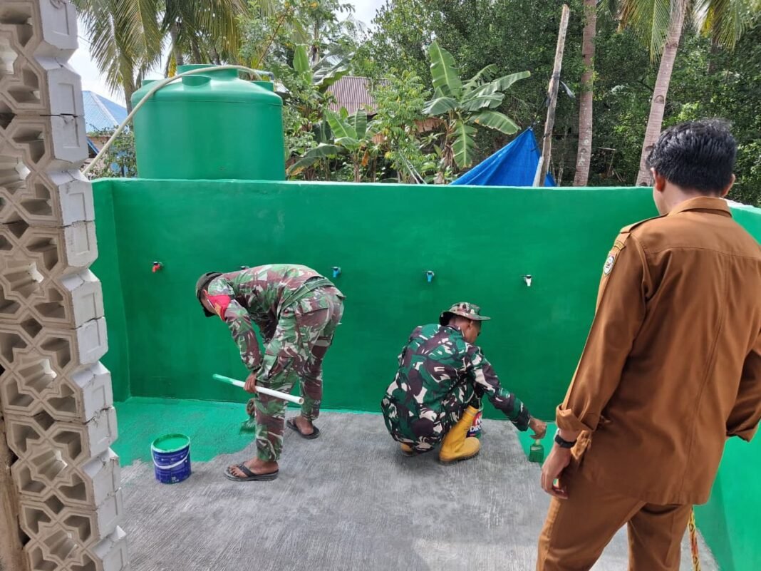 Kepala Desa Umbele Lama Berikan Apresiasi kepada TMMD atas Fasilitas Air Bersih