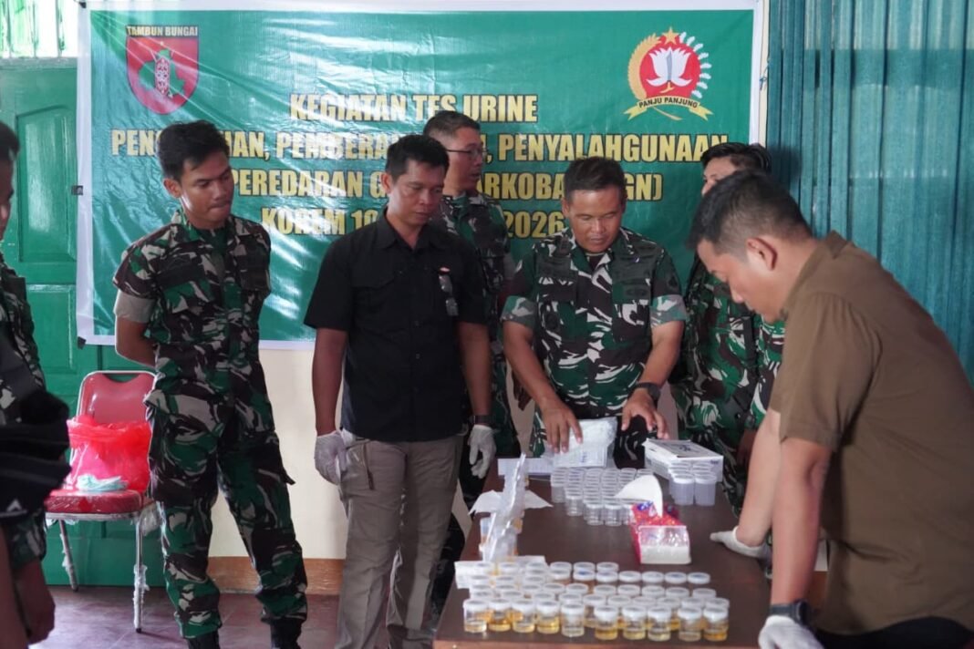 Korem 102/PJG Lakukan Pencegahan Narkoba Melalui Kegiatan P4GN