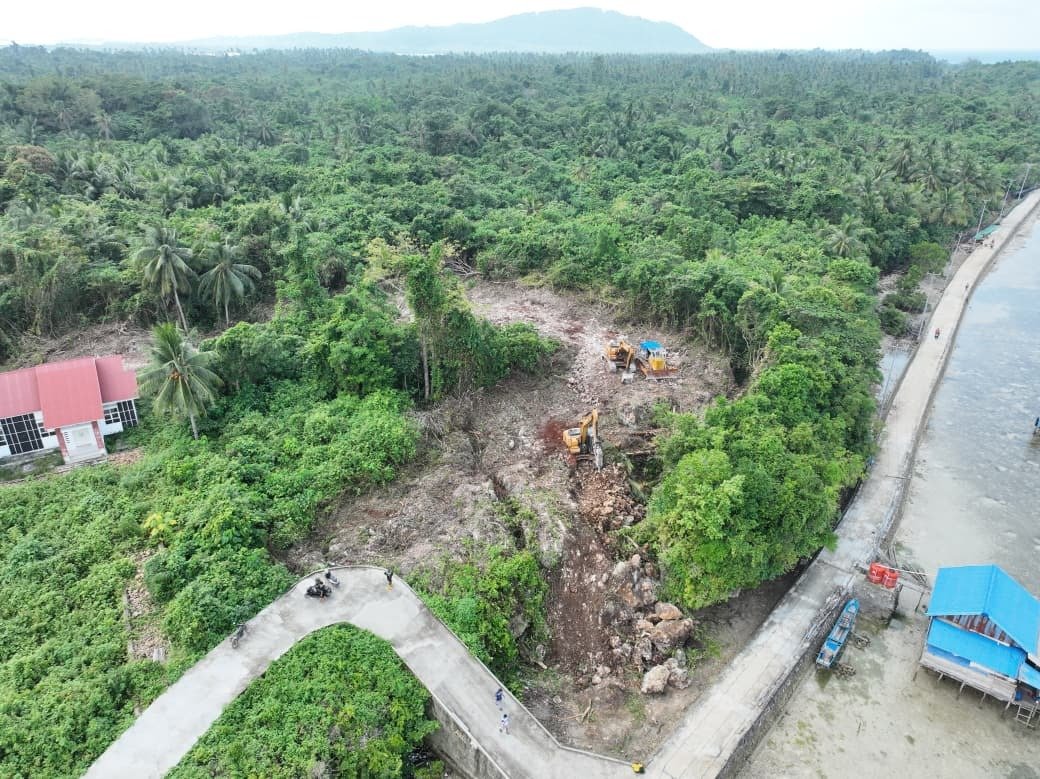 Akses Jalan di Kepulauan Umbele Dibatasi oleh TMMD Ke-129 Kodim 1311/Morowali