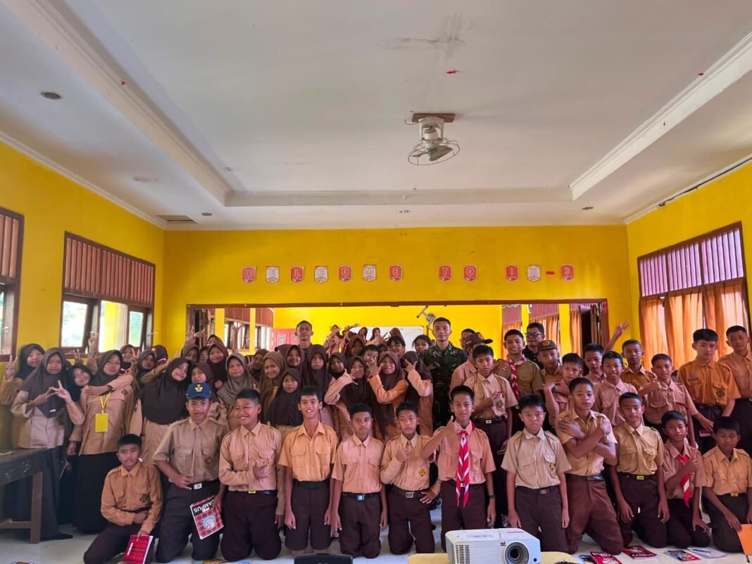 Tanamkan Semangat Cinta Tanah Air Sejak Dini, Yonif TP 880/Banuanta Gelar Wawasan Kebangsaan.