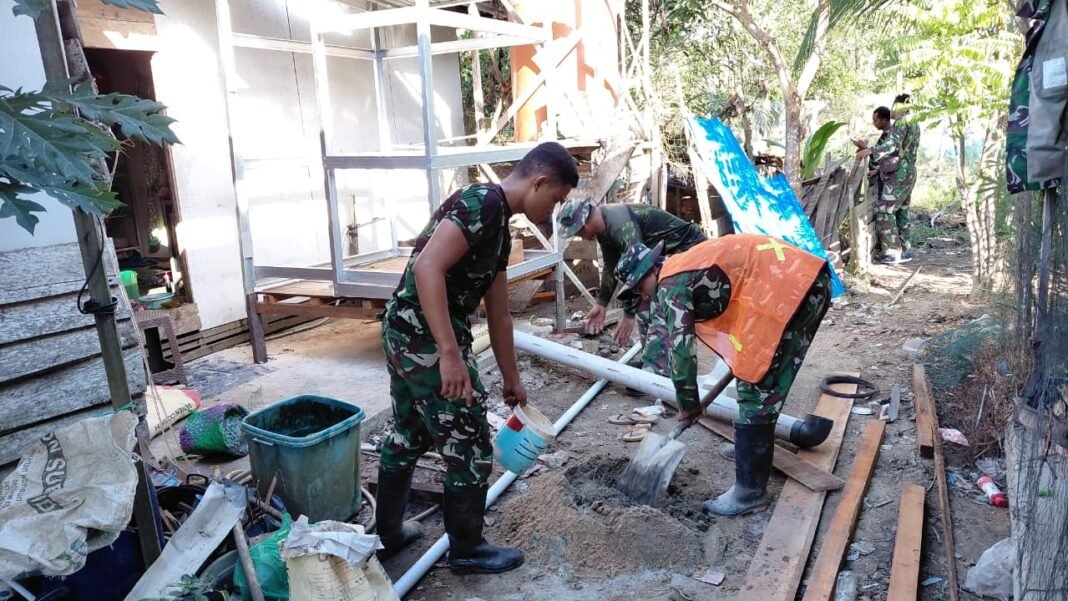Pelaksanaan TMMD dan Respon Positif Masyarakat dalam Pembangunan MCK