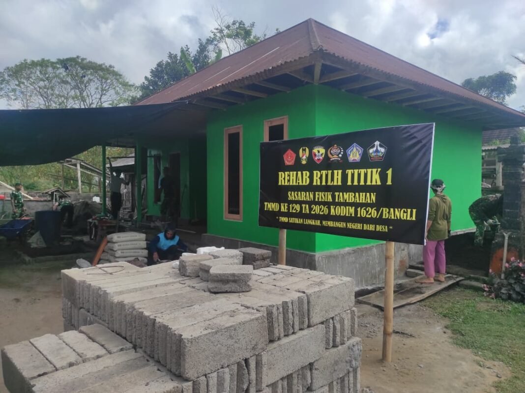 Rumah I Wayan Pasta Di Sekardadi: Simbol Harapan Baru Berkat TMMD
