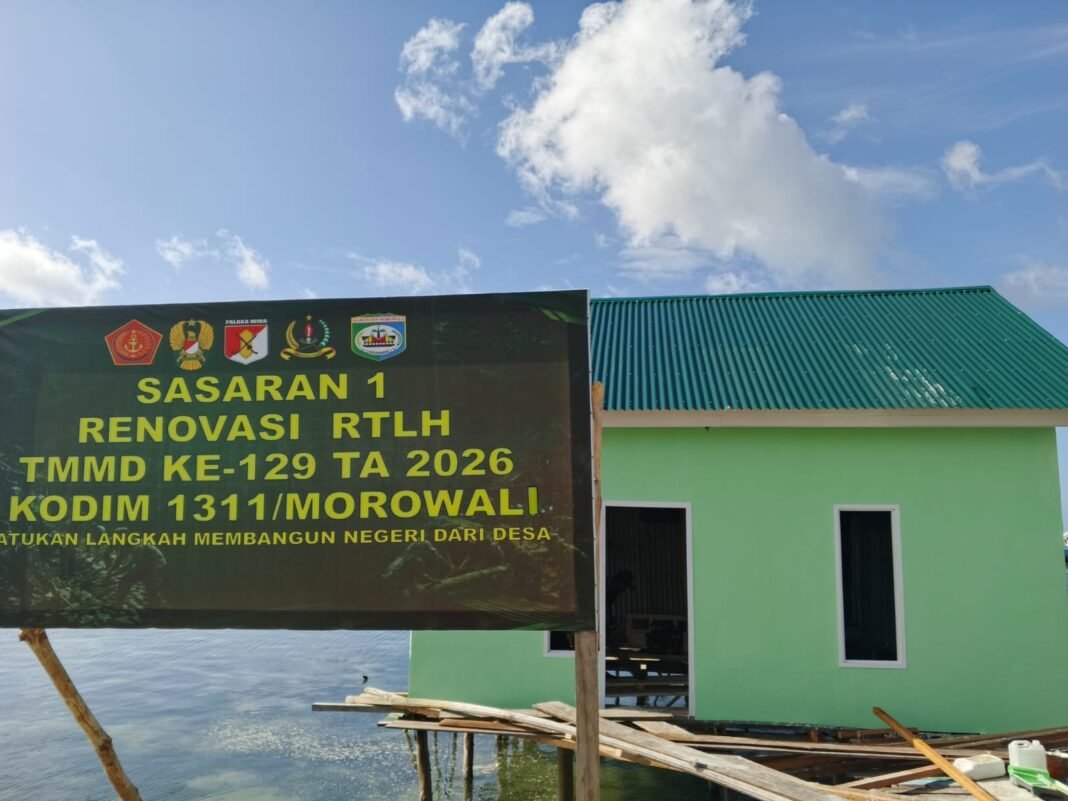 Selesainya Pengecatan RTLH Ibu Samsiah, Satgas TMMD Tunjukkan Perhatian bagi Masyarakat