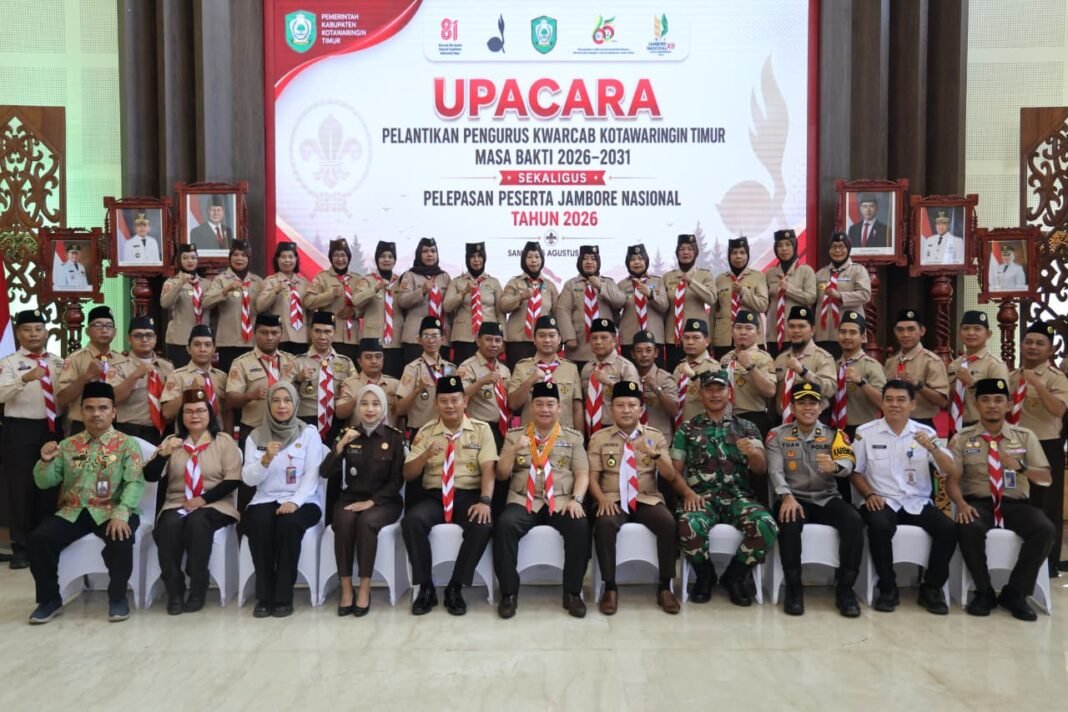 Pelantikan Pengurus Kwarcab Kotawaringin Timur dan Persiapan Kontingen Jambore Nasional XII 2026