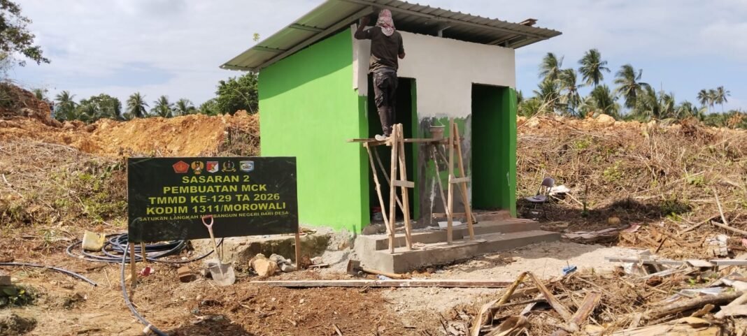 MCK Masjid Desa Polewali: Proyek TMMD Ke-129 Menuju Penyelesaian
