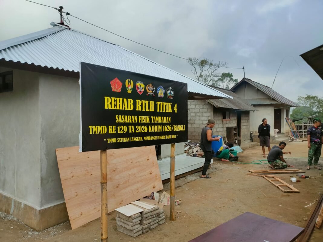 Dedikasi Satgas TMMD Ke-129 untuk Peningkatan Kualitas RTLH
