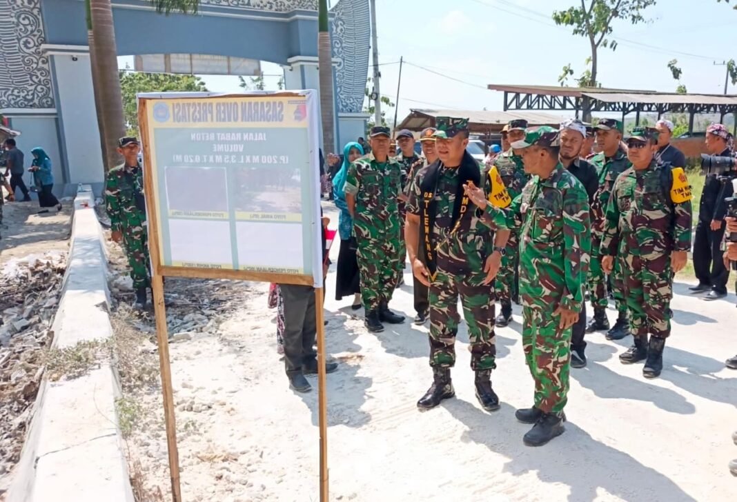 Evaluasi Program TMMD oleh Laksamana TNI Albertus Agung Priyo Suseno