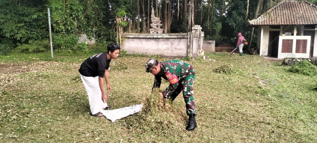 Kegiatan Karya Bakti Sambut HUT ke-81 RI di Desa Kesiut