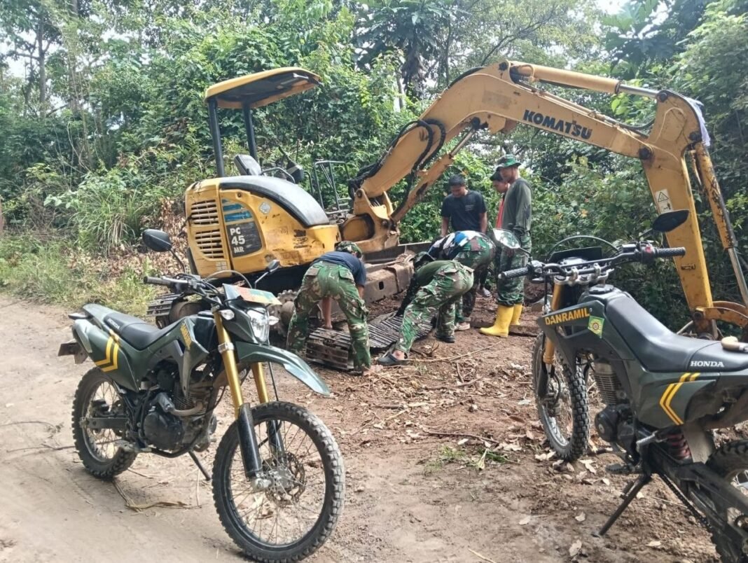 Ekskavator Siap Pakai untuk Proyek TMMD ke-129