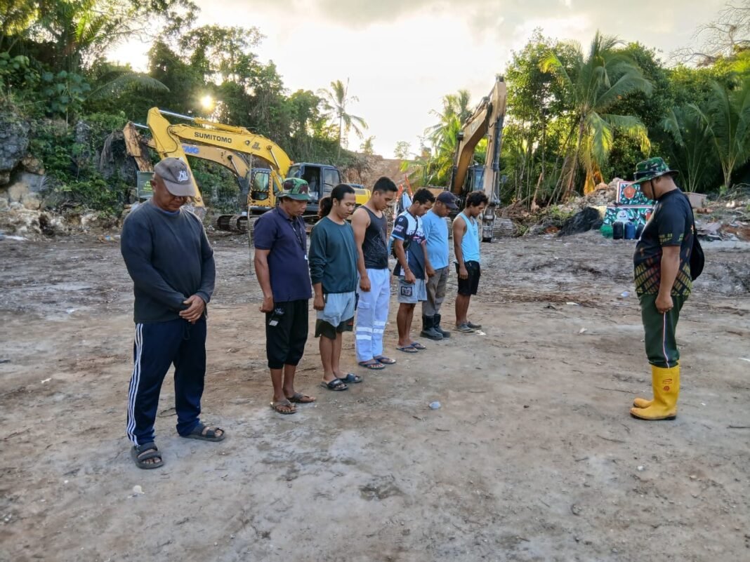 Apel Pagi Sebagai Awal Kegiatan Pembukaan Jalan TMMD Ke-129