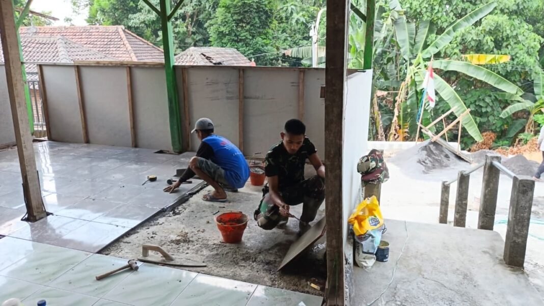 Konsolidasi Kegiatan Satgas TMMD dan Rehabilitasi Musholla