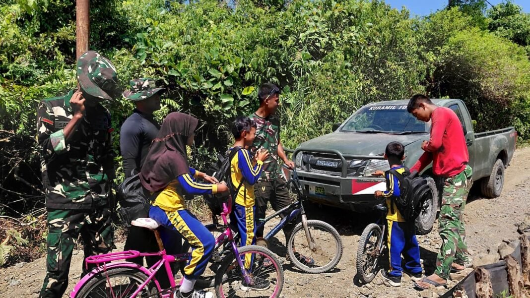 Kegiatan TMMD Ke-129 Menghubungkan TNI dengan Rakyat di Desa Bandar Raya