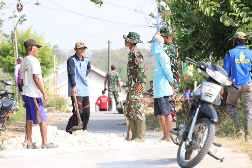 TNI dan Warga Bergandeng Tangan, Konsep Hangat Satgas TMMD ke-129