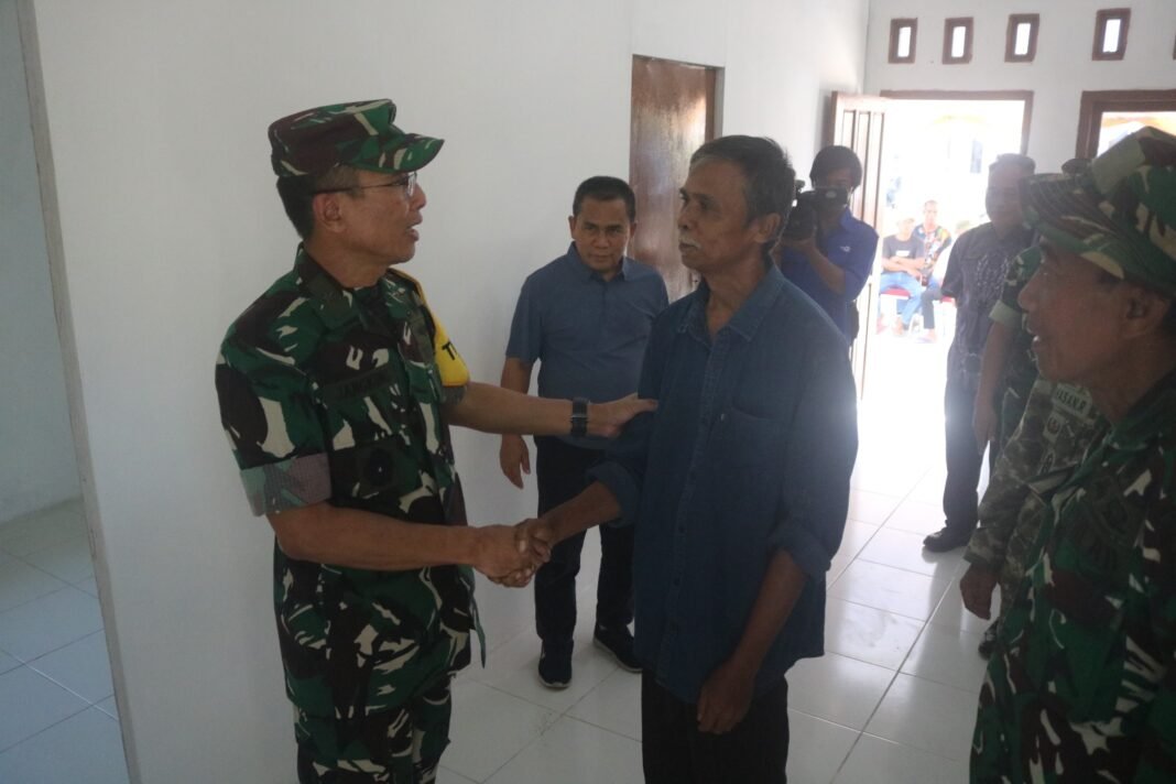 Observasi Brigjen TNI M. Jangkung Widyanto terhadap Progres TMMD Ke-129
