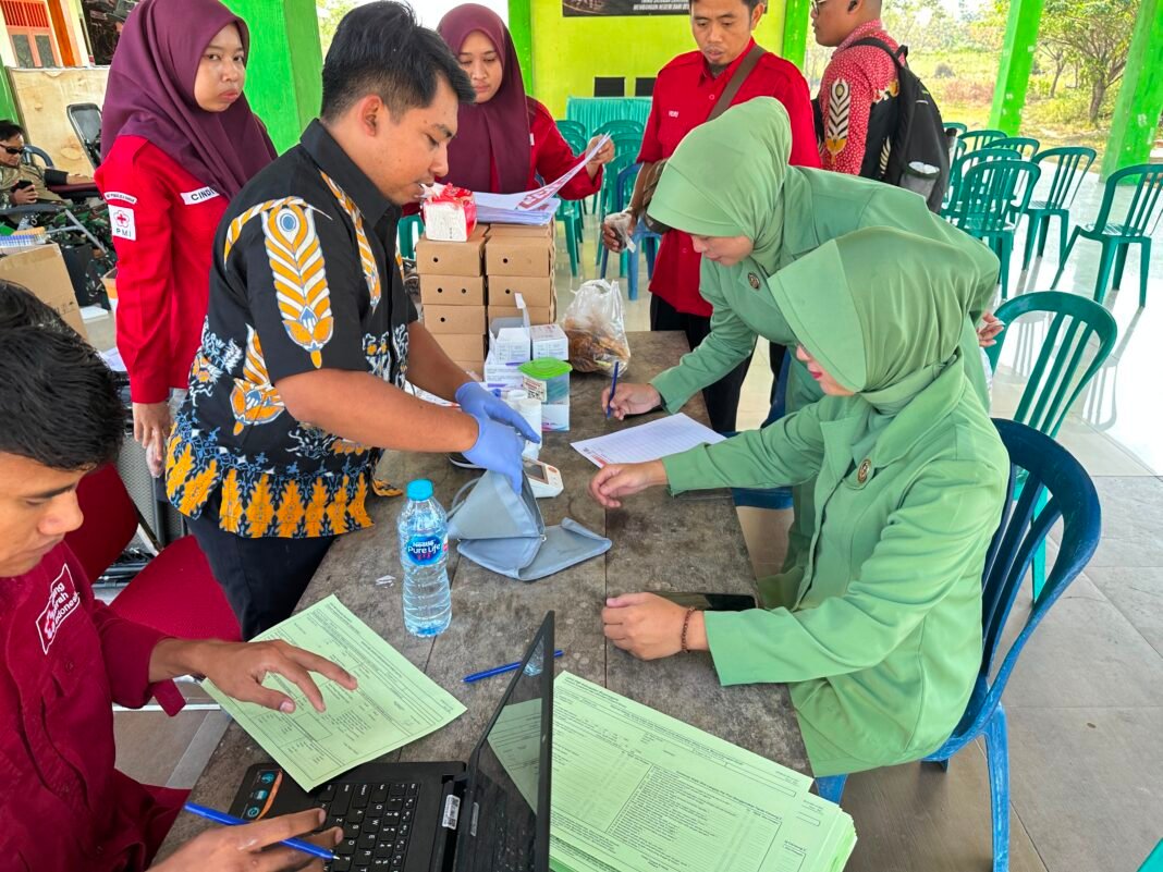TMMD ke-129 Kodim 0813/Bojonegoro, Donor Darah di Kesongo Jadi Aksi Kemanusiaan